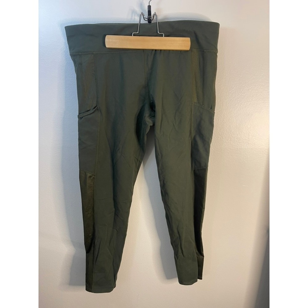 Joy Lab Kids Olive Green Cargo Pocket Leggings Extra Large Athletic Athleisure